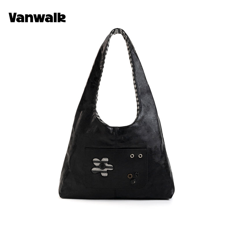 VANWALK Planner House Double-Sided Tote Bag/Shoulder Bag v3026