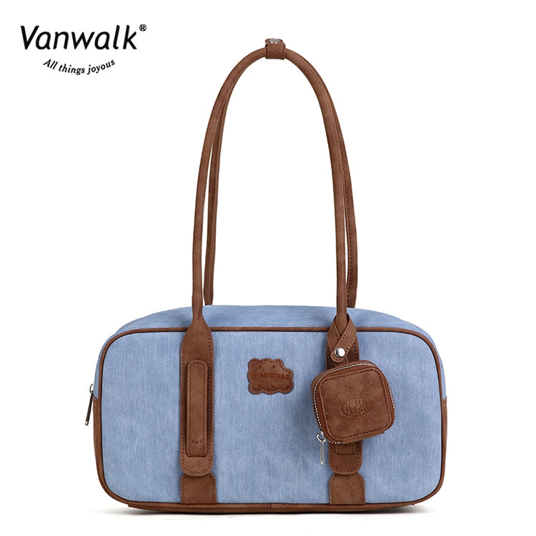 Vanwalk Water-Resistant Pizza shoulder bag V2878