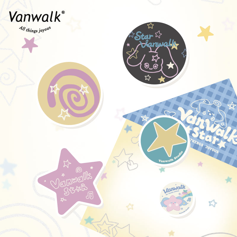 Vanwalk cute design Lucky Star bag charm K562