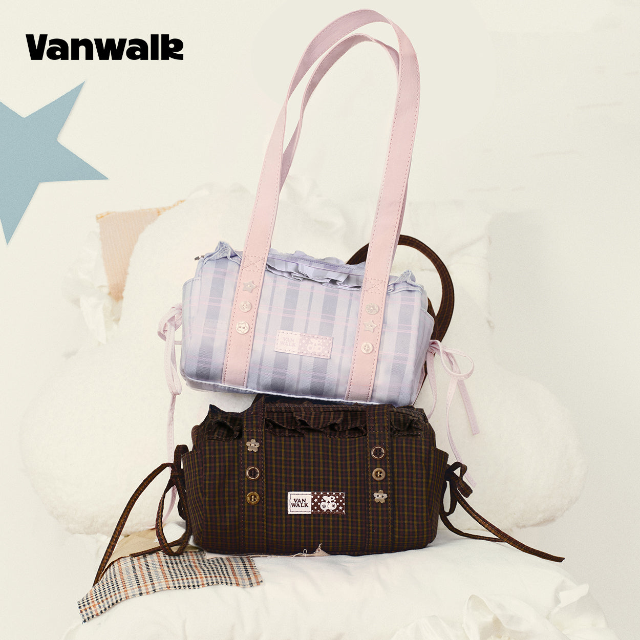 vanwalk Exquisite Maiden January Lucky Pony Series Shoulder Bag v3013