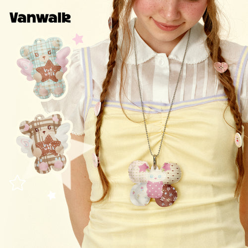 VANWALK Gulugulu Series Stuffed Tag Bag Accessories Pendant/Chain K700