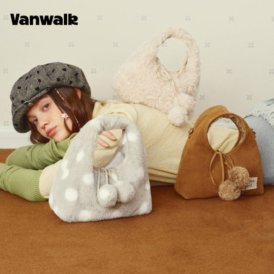 VANWALK Glutinous Rice Ball Series Double-Sided Handbag v2996