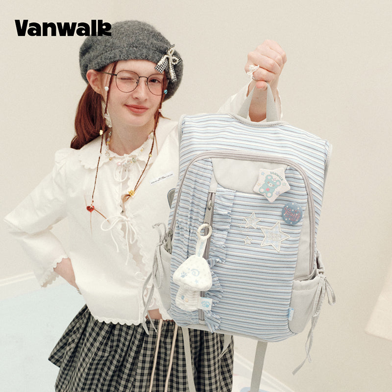 VANWALK Planner House Large-Capacity Book Backpack v3022