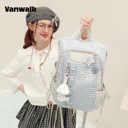 VANWALK Planner House Large-Capacity Book Backpack v3022