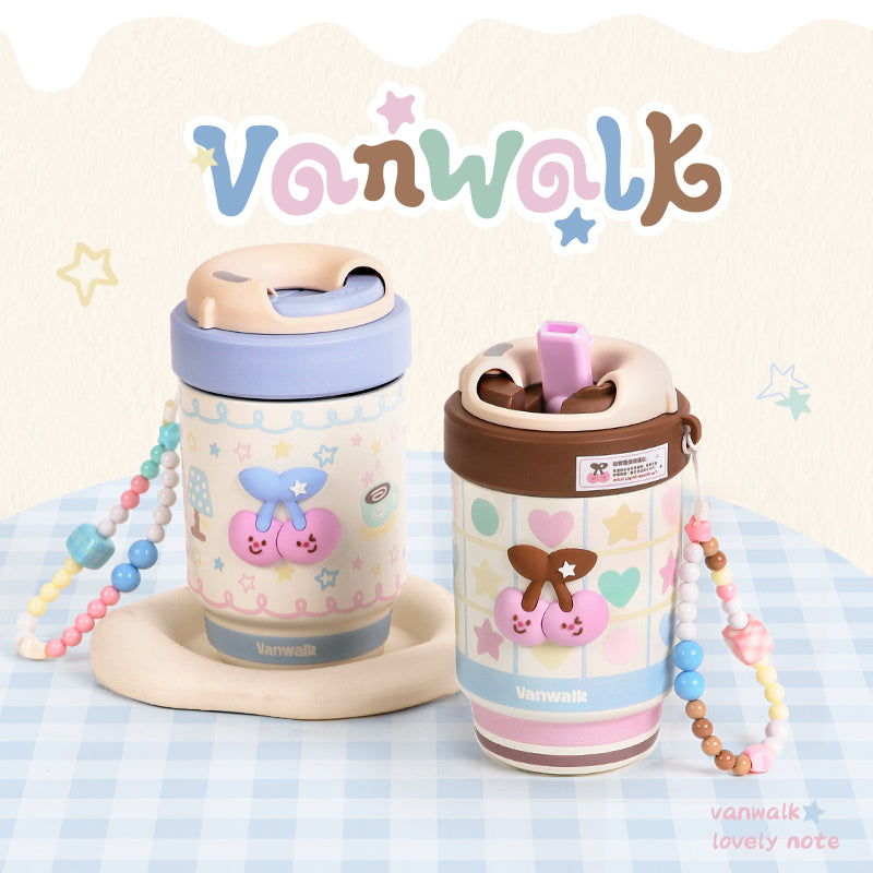 VANWALK Glutinous Rice Ball Series Adorable Cherry Cup K629