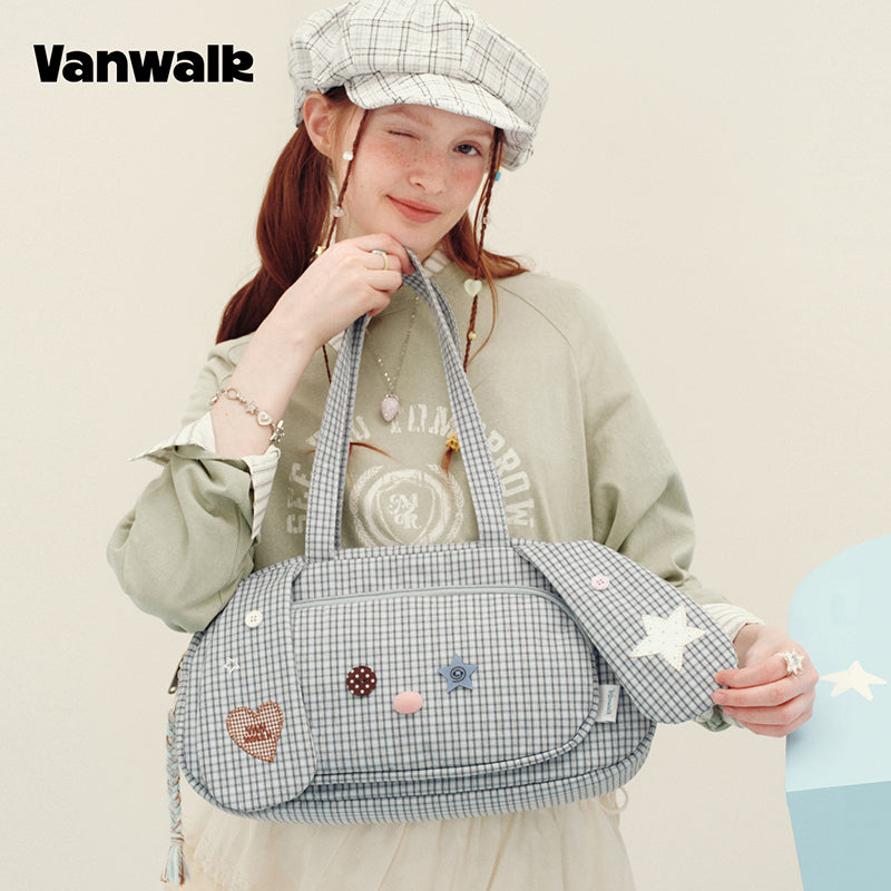 vanwalk Adorable Design Notebook House Series Shoulder Bag v3019