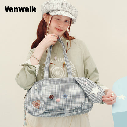 vanwalk Adorable Design Notebook House Series Shoulder Bag v3019