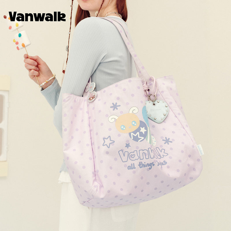 vanwalk Large Capacity Planner House Series Shoulder Bag v3017