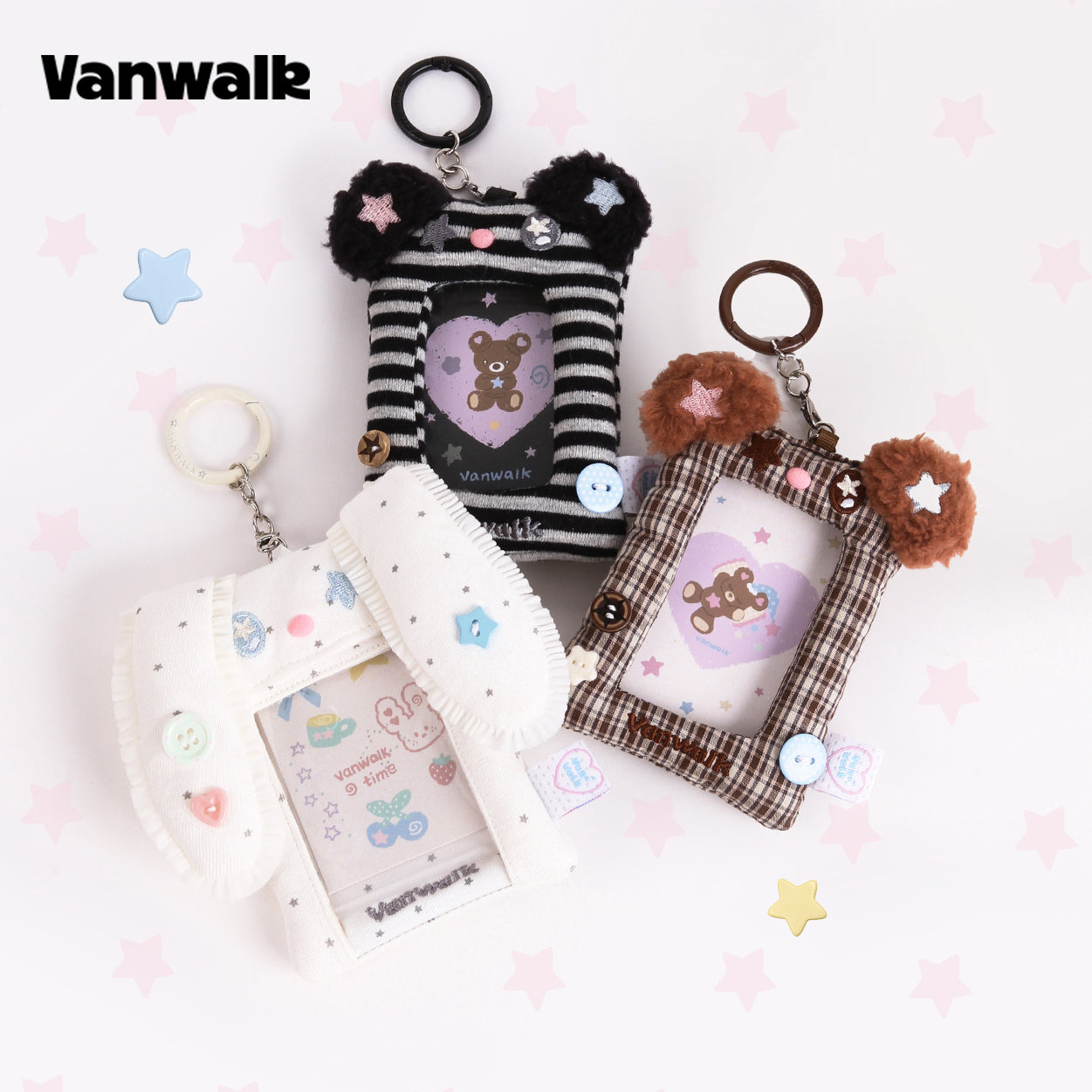 VANWALK Gulugulu Series Cute Card Holder Bag Accessories Pendant Charm K674