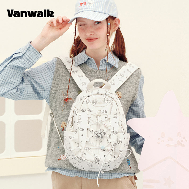 VANWALK Planner House Lightweight Mini Backpack v3030