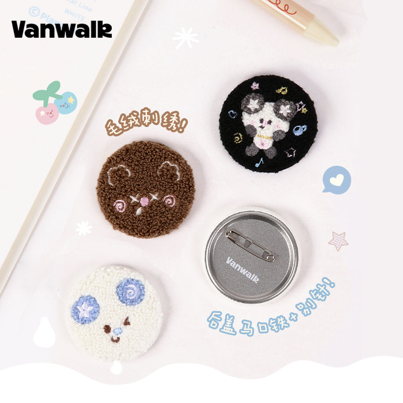 VANWALK Glutinous Rice Ball Series Badge K658