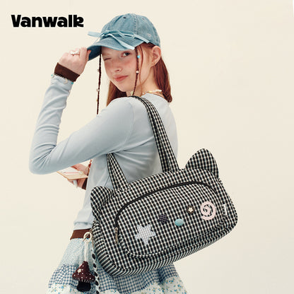 vanwalk Adorable Design Notebook House Series Shoulder Bag v3019