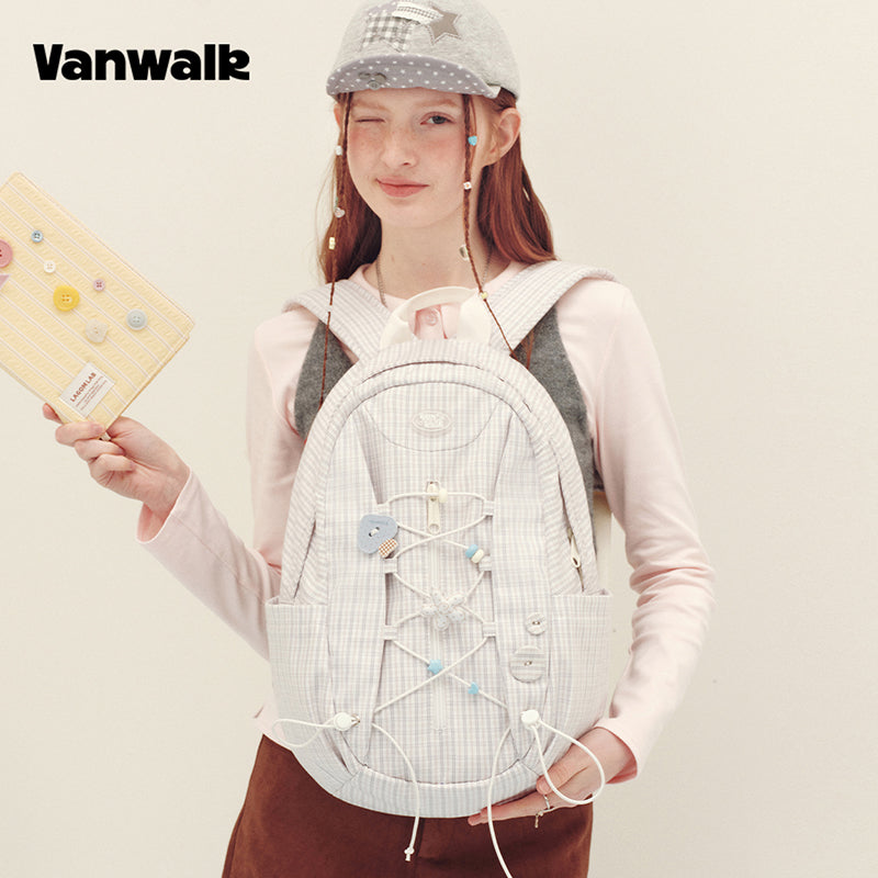 VANWALK Planner House Large-Capacity Book Backpack v3024