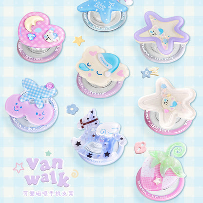 VANWALK Gulugulu Series Original Kawaii Cartoon Design Desktop Cell Phone Holder K702/K613