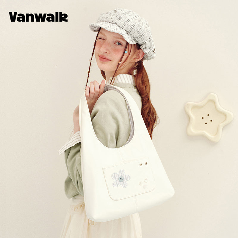 VANWALK Planner House Double-Sided Tote Bag/Shoulder Bag v3026