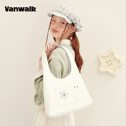 VANWALK Planner House Double-Sided Tote Bag/Shoulder Bag v3026