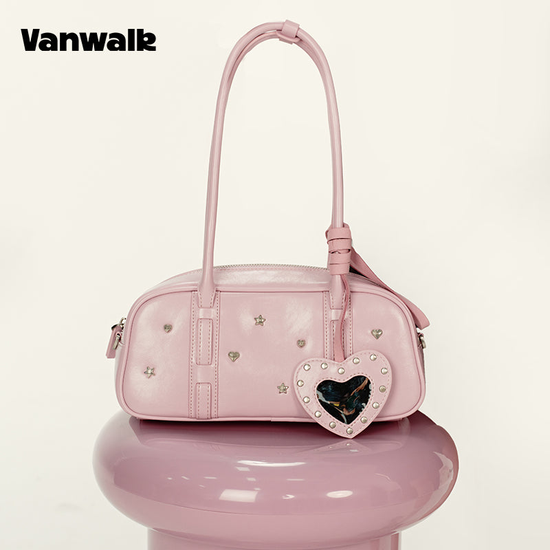 VANWALK Niche lovely note Shoulder Bag v2895