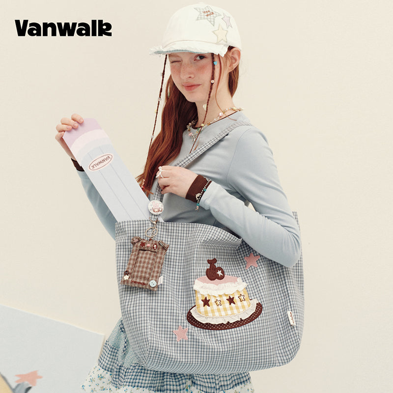 vanwalk Large Capacity Planner House Series Shoulder Bag v3018