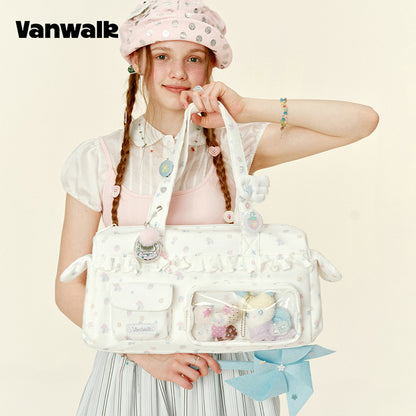 VANWALK Gulugulu Large-Capacity Shoulder Bag V3055
