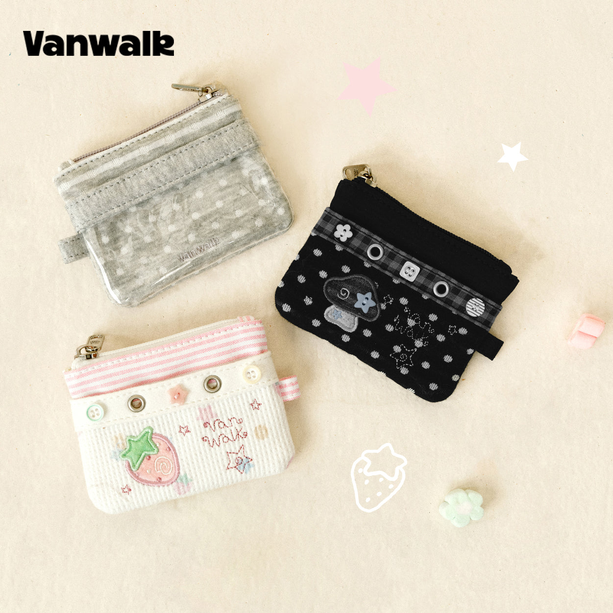 Vanwalk Cute Original Gulugulu Series Coin Purse vs100