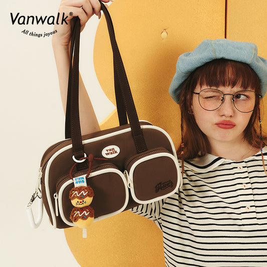 Vanwalk  Water-Resistant Summer Afternoon Tea  Shoulder Bag V2629