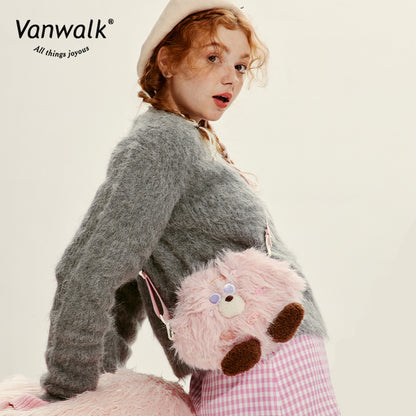 Vanwalk Fashion Mao Monster  Crossbody Bag V2717