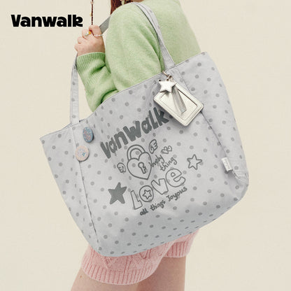 vanwalk Large Capacity Planner House Series Shoulder Bag v3017