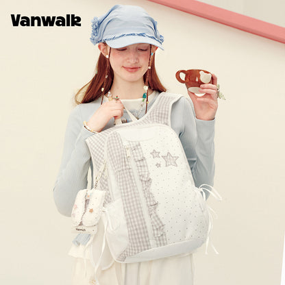 VANWALK Planner House Large-Capacity Book Backpack v3022