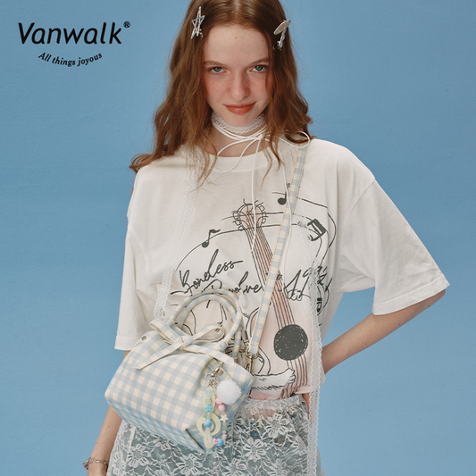 Vanwalk Happy Band Hand-Held Vegetable Basket Bag V2907