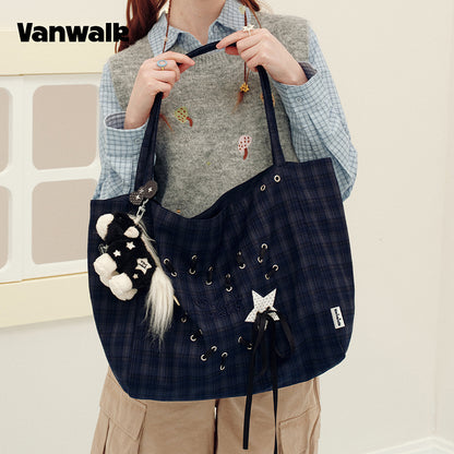 vanwalk Large Capacity Planner House Series Shoulder Bag v3017