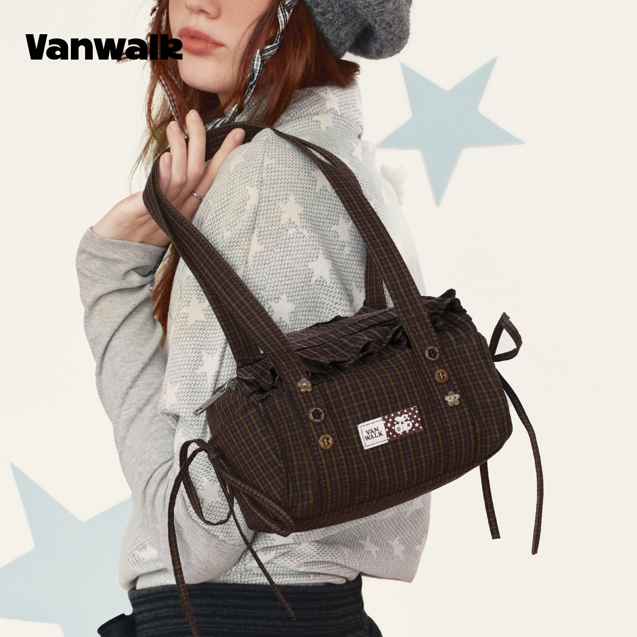 vanwalk Exquisite Maiden January Lucky Pony Series Shoulder Bag v3013