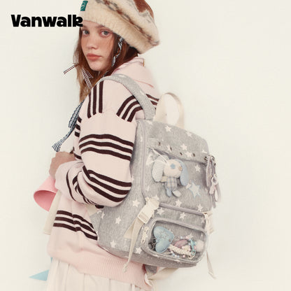 Vanwalk Multiple Pockets January Lucky Pony Series backpack V3007