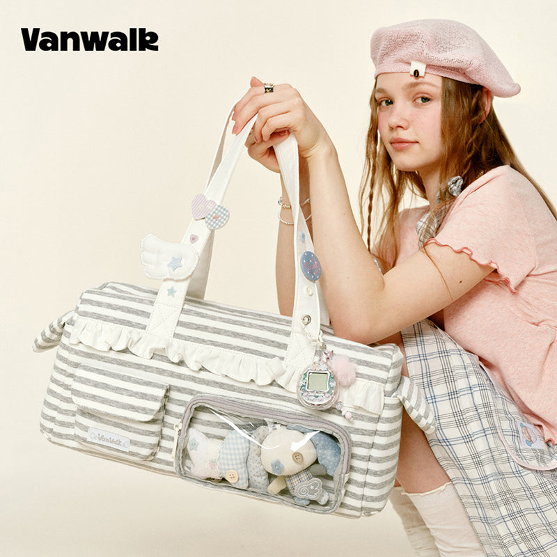 VANWALK Gulugulu Large-Capacity Shoulder Bag V3055