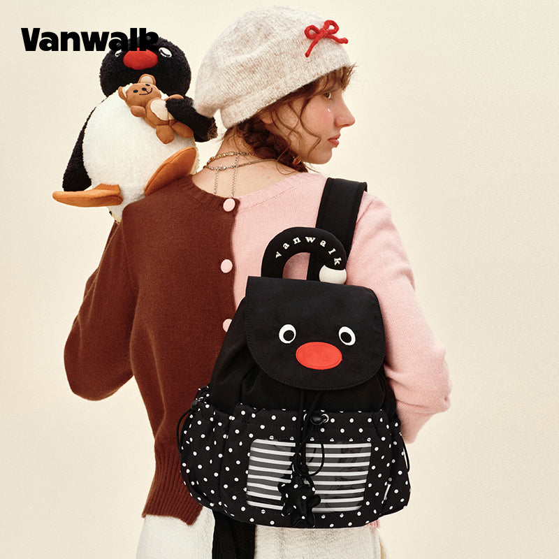 VANWALK Cute Design Pingu Series Backpack v2980