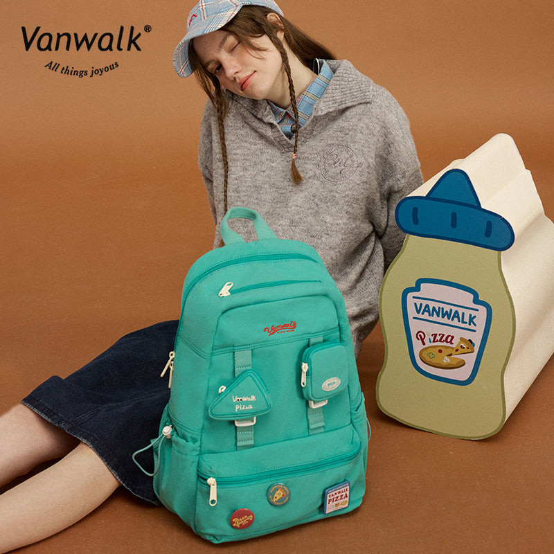 Vanwalk  Lightweight Pizza backpack V2855