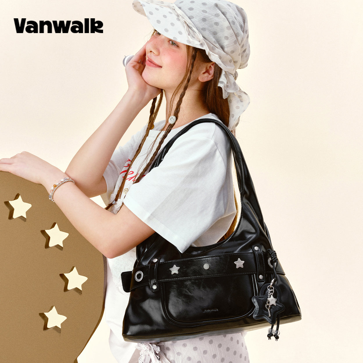 VANWALK Gulugulu Series Original Shoulder Bags Handbag V3069