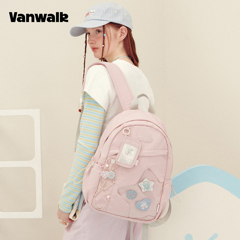 vanwalk Adorable Handmade Notebook House Series Backpack v3029