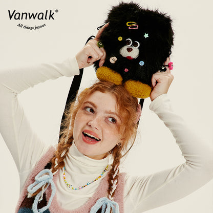 Vanwalk Fashion Mao Monster  Crossbody Bag V2717