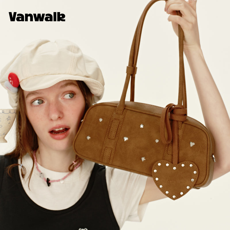 VANWALK Niche lovely note Shoulder Bag v2895