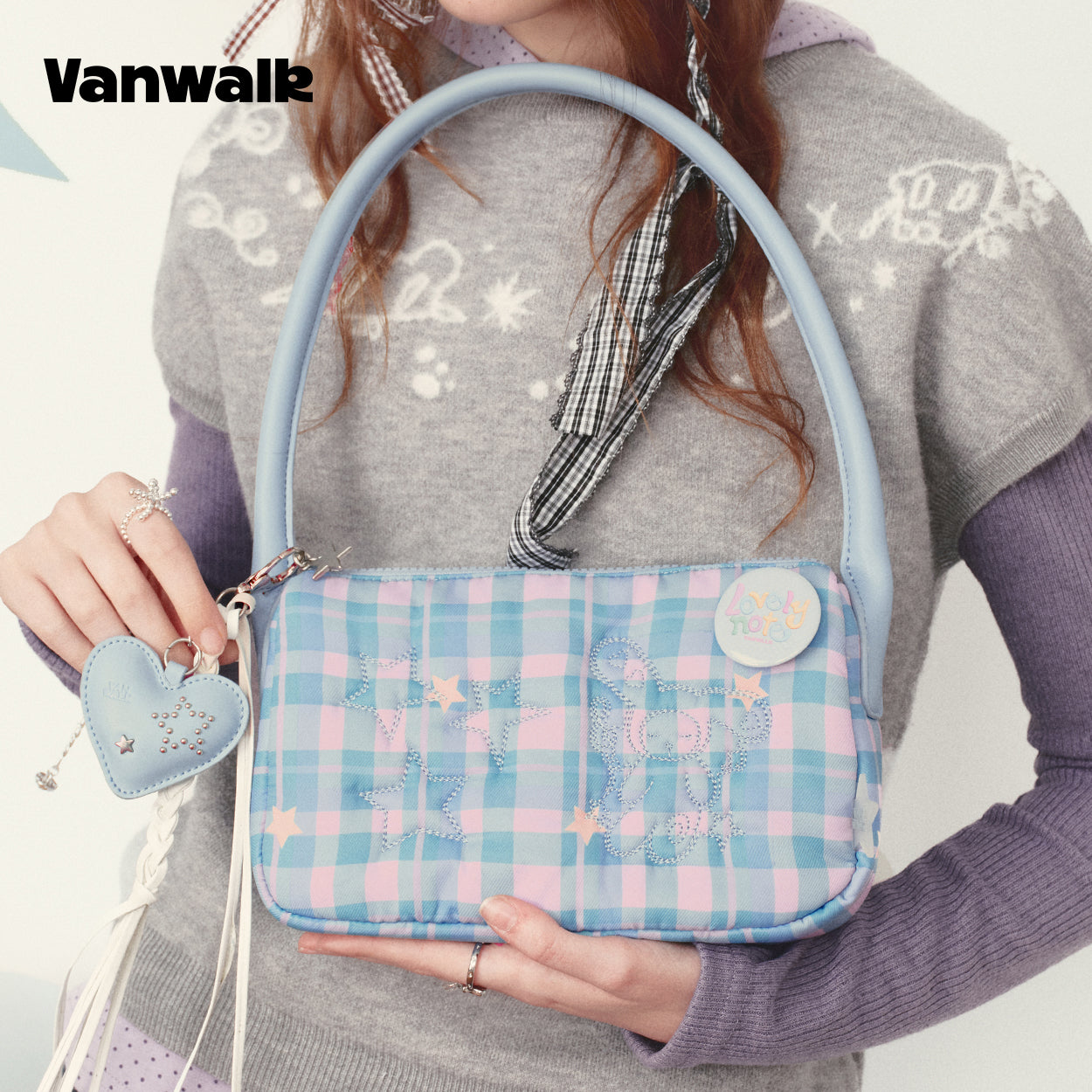 Vanwalk Exquisite Young Lady January Lucky Pony Series Handbag V3015
