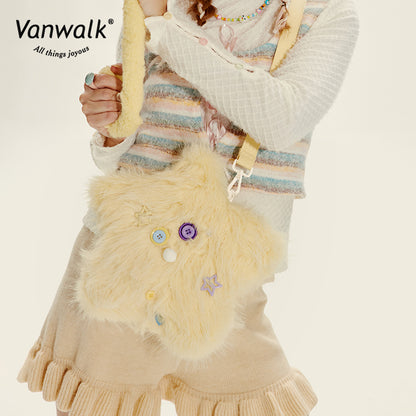 Vanwalk Fashion Mao Monster  Crossbody Bag V2717