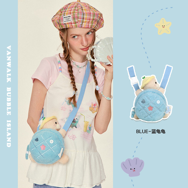 Vanwalk cute design  Bubble Island crossbody bag K523