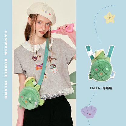 Vanwalk cute design  Bubble Island crossbody bag K523
