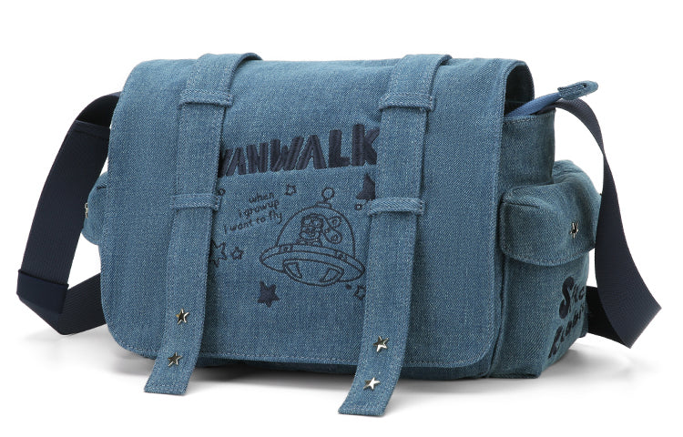 Vanwalk Water-ResistantPlanet Rabbit Crossbody Bag V2557