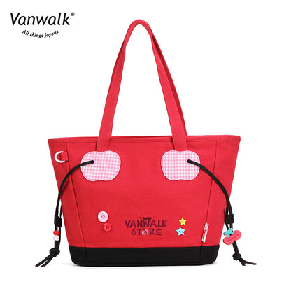 Vanwalk Water-Resistant Christmas Shoulder Bag V2868
