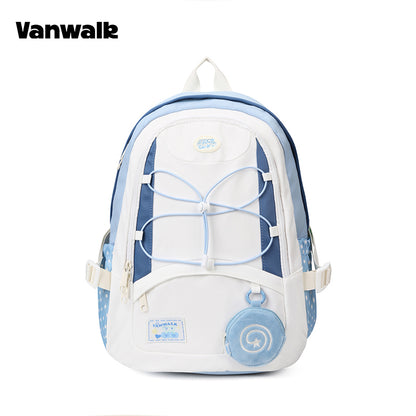 VANWALK Large Capacity Handbag Student Backpack V2916