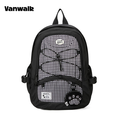 VANWALK Large Capacity Handbag Student Backpack V2916