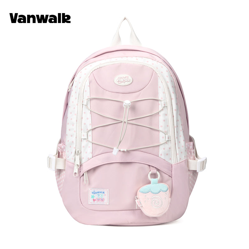 VANWALK Large Capacity Handbag Student Backpack V2916