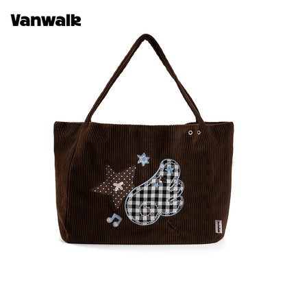 vanwalk Large Capacity Planner House Series Shoulder Bag v3018