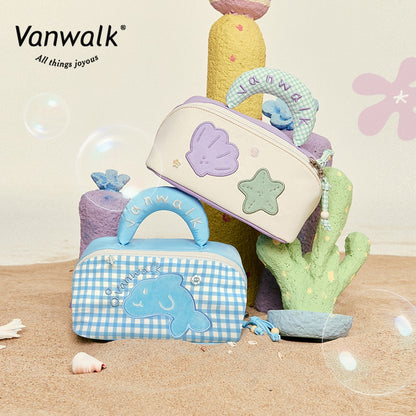 Vanwalk cute design Bubble Island Cosmetic bag K525